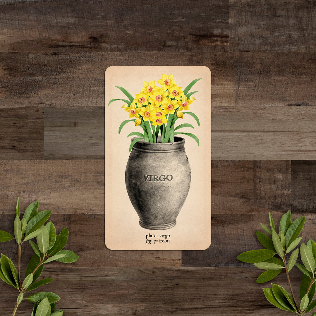 PATREON Single Card: Virgo - Black and the Moon