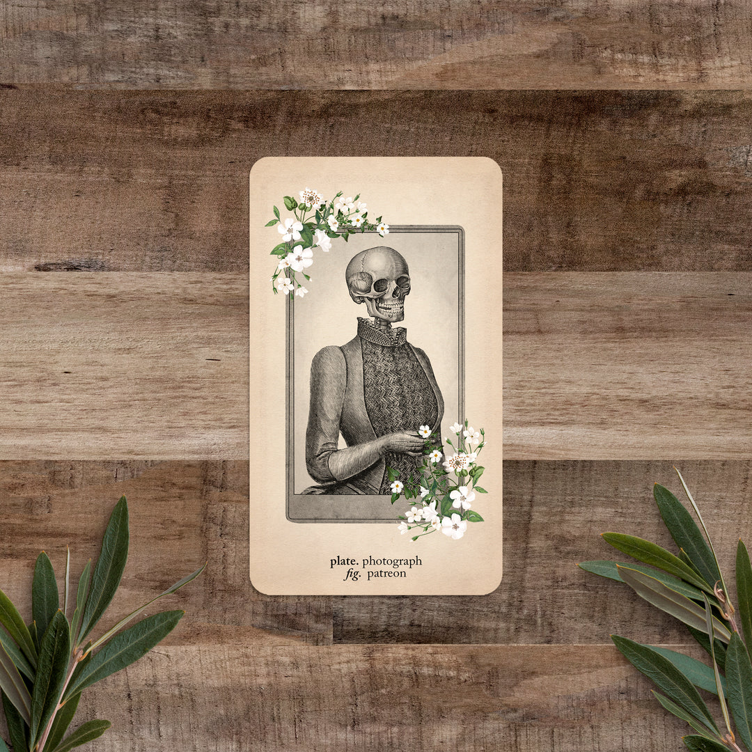 PATREON Single Card: Photograph - Black and the Moon