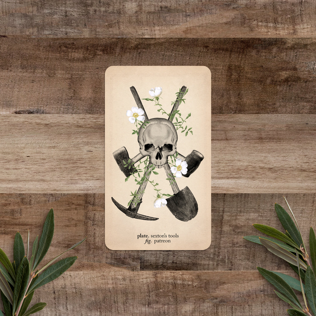 PATREON Single Card: Sexton's Tools - Black and the Moon