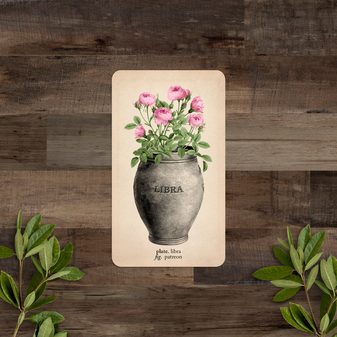 PATREON Single Card: Libra - Black and the Moon